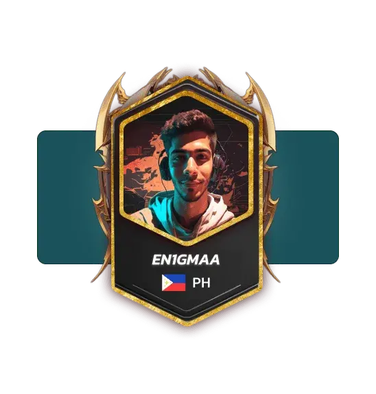 The hexagonal player card for EN1IGMAA, Philippines.