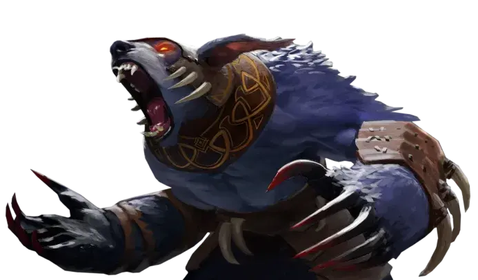 Roaring beast character render from the platform's card art.